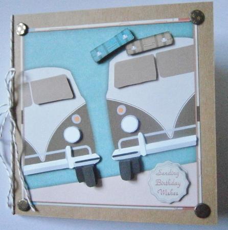 Retro Camper Vans by Davina Rundle