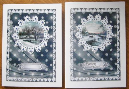 Toppers Christmas Snowscene by Davina Rundle