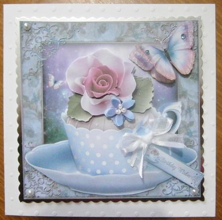Little Blue Teacake by Davina Rundle