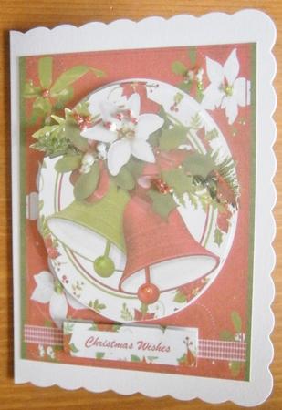 Beautiful Christmas Linen Bells by Davina Rundle