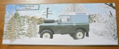 Landrover 1 Without Santa by Davina Rundle