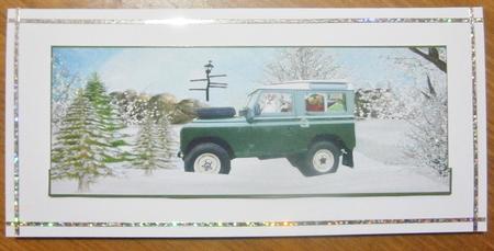 Landrover 2 with Santa by Davina Rundle