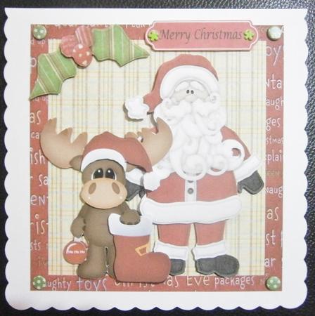 Santa & Reindeer Friends 8x8 Mini Kit by Davina Rundle