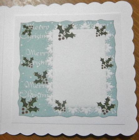 Blank Wavy Edge Christmas Insert 2 by Davina Rundle