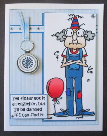 Gus Has Got It All Together Quick Card by Davina Rundle