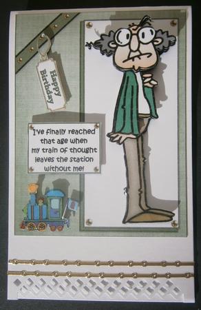 Gus and His Train of Thought by Davina Rundle