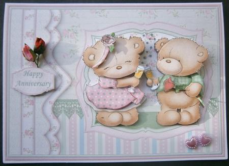 A Bit of Bubbly A5 Card Topper & Decoupage by Davina Rundle