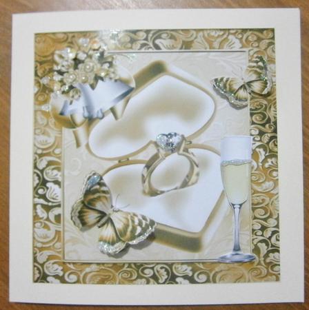 Beautiful Gold Engagement Ring in Gold Box 8x8 by Davina Rundle