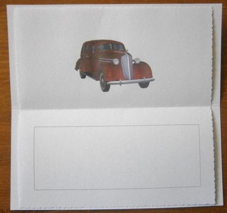 Dl Insert of Red Car by Davina Rundle