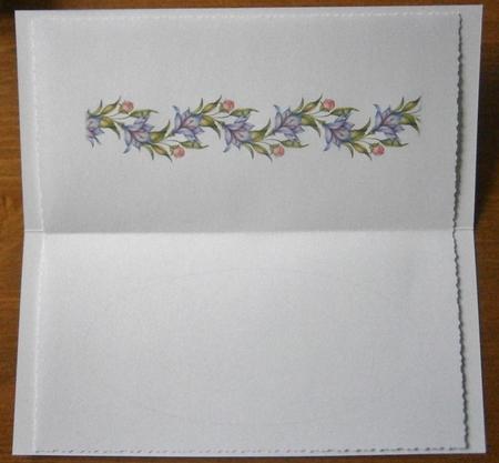 Dl Insert of Lavender Flowers by Davina Rundle