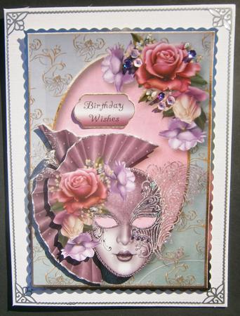 Beautiful Belle Roses Masque by Davina Rundle