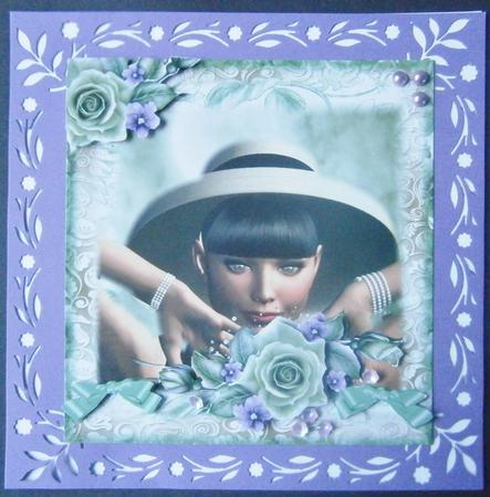 Portrait of a Lady Topper by Davina Rundle