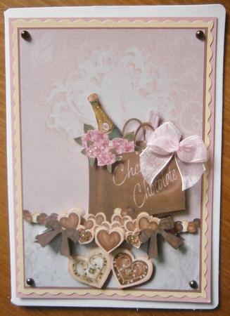 Chez Chocolate Card Front and Decoupage by Davina Rundle