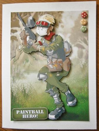 Paintball Dude by Davina Rundle