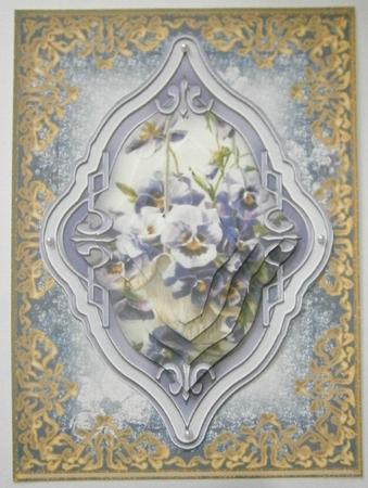 Blank Rectangle Insert with Washed Effect 6 by Davina Rundle