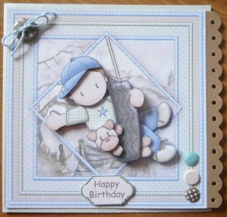 Messing Around on the River Card Topper & Decoupage by Davina Rundle