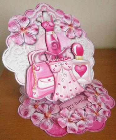So Chic! Flower Shaped Easel Card Kit by Davina Rundle