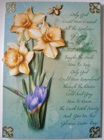Glorious Easter -  Stunning Floral Step by Step Card by Davina Rundle