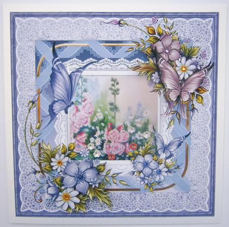 Meadow Garden 8x8 Card Mini Kit by Davina Rundle