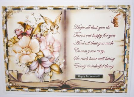 Petal Rose Book Topper with Decoupage by Davina Rundle