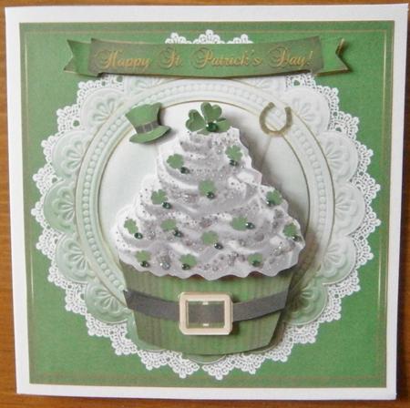 St Patrick's Day Cupcake by Davina Rundle