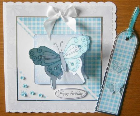 Butterfly Quick Card with 3D Decoupage by Davina Rundle
