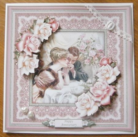 Romantic Evening Anniversary Engagement Etc 8x8 Mini Kit by Davina Rundle