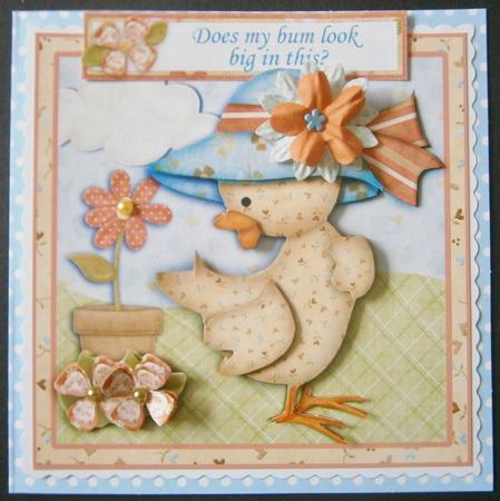 Does My Bum Look Big  -  Topper and Decoupage by Davina Rundle