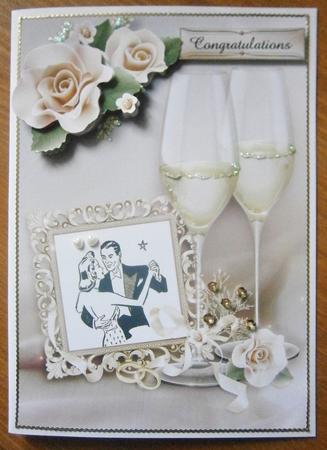 Champagne and Cream Roses Anniversary or Wedding by Davina Rundle