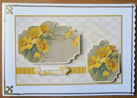 Buttercups Wild Flowers Card with Toppers by Davina Rundle