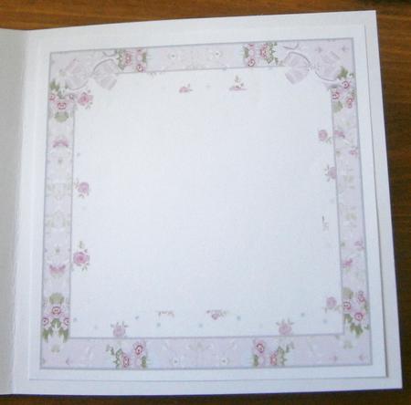 Vintage Baby Girl Insert by Davina Rundle