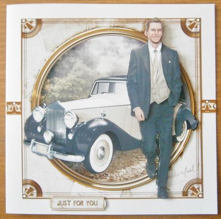 Art Deco Man Antonio (cream) Mini Kit by Davina Rundle
