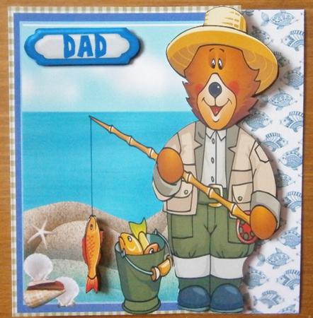 Over the Edge Fishing Dad  by Davina Rundle