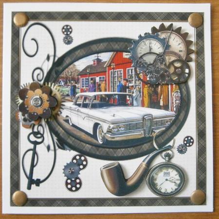 8x8 1950's Vintage One for the Men by Davina Rundle