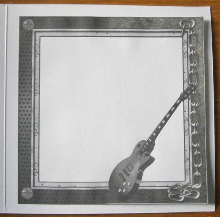 Rock Star Blank Insert by Davina Rundle