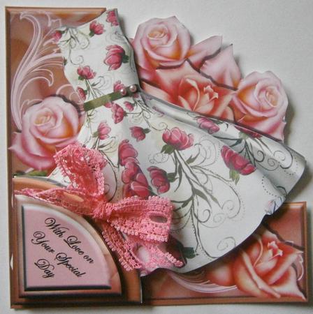 Pretty Pink Floral Dress - Edgy - Mini Kit by Davina Rundle