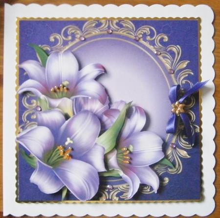 Beautiful Purple Lilies by Davina Rundle