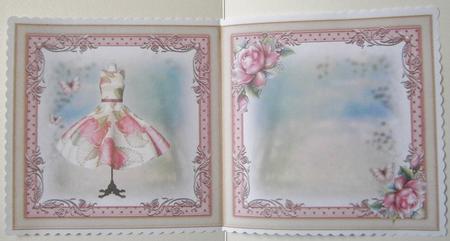 Rose Dress Blank Insert by Davina Rundle