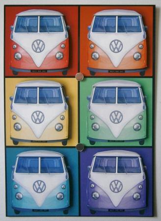 Vw Van Pop Art & Easy Decoupage by Davina Rundle