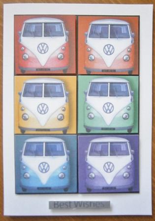 Vw Van Pop Art & Easy Layers by Davina Rundle