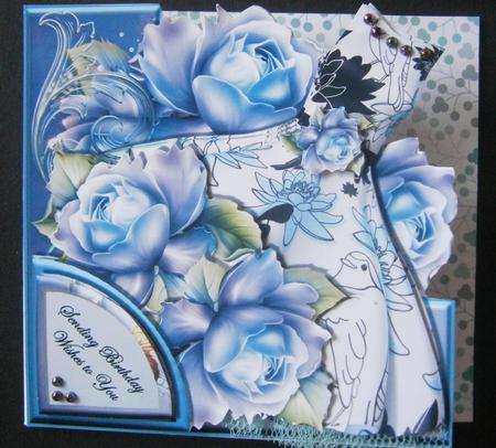 Perfect Porcelain Floral Dress - Edgy - Mini Kit by Davina Rundle
