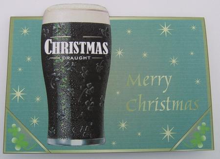 Mine's a Pint for Christmas - Blue by Davina Rundle