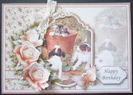 We Just Want to Be Friends Decoupage Sheet by Davina Rundle