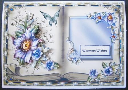 Fancy Flower Book Style Topper by Davina Rundle