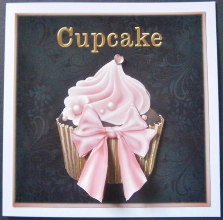 Gorgeous Cupcake Card Front by Davina Rundle