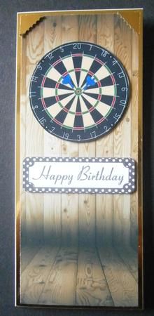 Dart Board Dl Quick Card by Davina Rundle