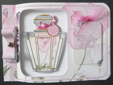 Pink Poppy Matching Floral Perfume Mixed Sentiment Cards by Davina Rundle