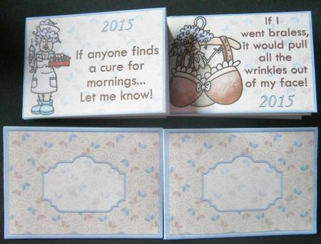 Calendar Envelopes for Lady Pearls of Wisdom Calendars by Davina Rundle