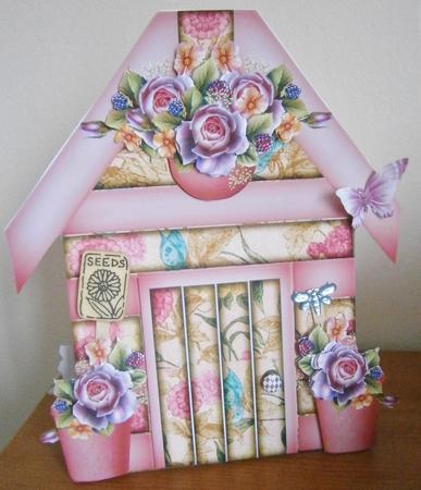 English Rose Potting Shed Card Kit by Davina Rundle