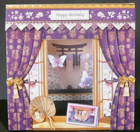 View of the Orient Window Aperture 8x8 Mini Kit by Davina Rundle